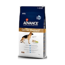 Advance German Shepherd Hindi Etli ve Pirinçli Alman Kurdu Yetişkin Köpek Maması 12 KG