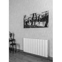 Warma Drama Yatay Alüminyum Radyatör 1040x600 Pütürlü Beyaz Ral 9016