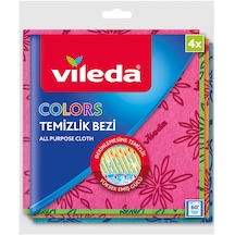 Vileda 4'lü Colors Renkli Mutfak Bezi