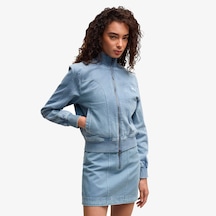 Puma Future Archive Washed Kadın Mavi Ceket 636681 Çok Renkli