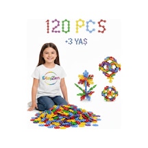 Master Molecules Eğitici Yaratıcı Molekül Stem Eğitimi Uyumlu 5 Renk 120 Parça Eğitici Oyuncak