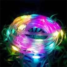 Dış Mekan Işığı Rgb Led Light Waterproof 3x2 Salkım Gün Işığı Renkli Led Işık Su Geçirmez 200 Ledli
