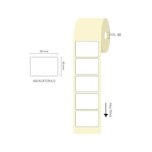 Tanex 58x40mm Eco Termal Etiket 1 Li 40mm Çap 600 Lü