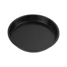 Ulzyvf Yuvarlak Pizza Tepsisi Siyah Plakası Pizza Pişirme Tepsisi 7ın Xm Siyah