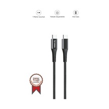 Şarj Kablosu Type-c To Type-c 3.0a Data Kablo Ap210 Siyah 1 Adet