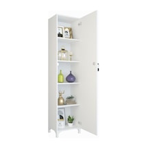 Kenzlife mutfak dolabı zehra 168*030*032 byz kilitli ayaklı banyo