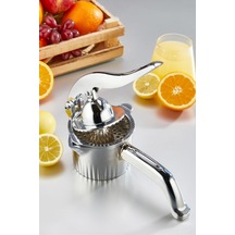 Nishev Döküm Meyve Narenciye Sıkacağı Portakal Sıkacağı Sebze Meye Suyu Sıkma Aleti Gümüş