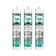 Sista Üniversal Silikon Beyaz 280ml 3 Adet
