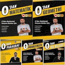 0dan Matematik - Geometri - Pparagraf - Problemler - Dilbilgisi 5 Kitap