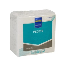 Metro Professıonal Peçete 30x30cm 100 Adet Tek Katlı Selüloz Peçete 6'li Avantaj Paketi - 6 Ade Tarı