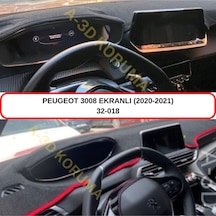 PEUGEOT 3008 (2020+) EKRANLI TORPİDO  KORUMASI / HALISI / ÖRTÜSÜ
