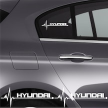 Hyundai Accent İçin Uyumlu Aksesuar Oto Ritim Sticker 2 Adet 20 9 Cm