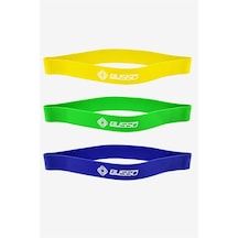 Busso 3 Adet Lateks Aerobik Pilates Band Seti