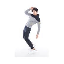 Erkek Spor Gb Melanj Sweatshirt Eşofman Takımı-3854 Çok Renkli