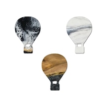 Tahtakale Toptancı Epoksi Silikon Kalıp Çoklu Kapadokya Balonu Kolye Anahtarlık Küpe Kalıbı 45x30 Mm 12 Li