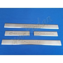 Citroen C-Elysee Krom Kapı Eşiği 2012 Sonrası 4 Parça Paslanmaz Ç (501406002)