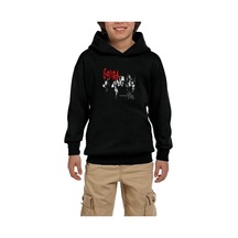 Gojira Les Enfants Sauvages Siyah Çocuk Kapşonlu Sweatshirt Siyah