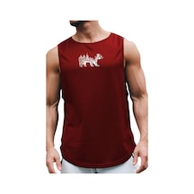 Bluu Bearx Kolsuz Sporcu T-shirt Tank Top Spor Atlet