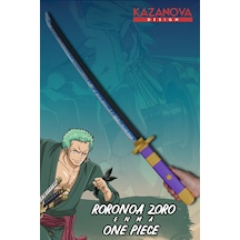 Kazanova Design Zoro Enma One Piece Detaylı Katlanabilir Katana