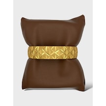 Arnes Jewelry Çelik 22 Ayar Altın Kaplama Bilezik Ar541nes Gold