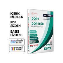 2026 YKS-ayt Mebi-ogm Dört Dörtlük Kimya Pekiştirme Testi A4 Renkli Soru Bankası Baskı Ücreti