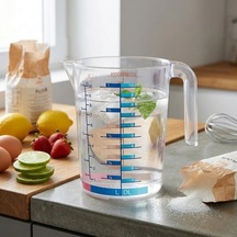 1 Litre Multi Ölçü Kabı Çok Renkli