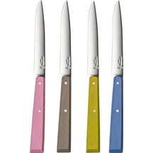 Opinel Bon Appetit Ahşap 4'lü Biftek Kamp Bıçak Seti Çok Renkli