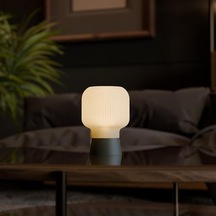 Deco Fabrica Modern Gündoğumu Masa Lambası, Renk Geçişli Dekoratif Abajur, Meditasyon Ve Yatak Odası İçin Huzurlu Aydınlatma .