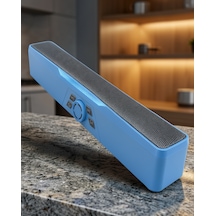 Rgb Işıklı Bluetooth Soundbar Hoparlör 1500 Mah Mavi Bls86-4