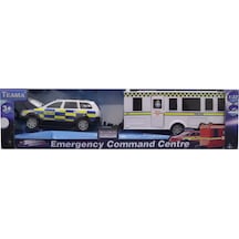 Kutulu Die Cast Metal Karavanlı Polis Arabası