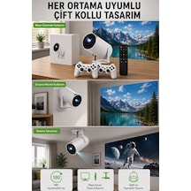 Kablosuz 4k Projeksiyon Wi Fi 6 & Bluetooth 5.0 İle Oyun Ve Uygulama Merkezli Yeni Nesil