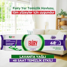50'li Mop Uyumlu Yer Temizlik Havlusu - Lavanta Yağı