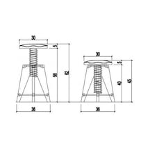 Burgu Ahşap Tabure 001