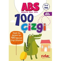 ABS 100 Çizgi - Küçük Kas Gelişimi İçin 100 Eğlenceli Çizgi Çalışması 5 - 6 Yaş - Buçe Dayı - Pinokyo
