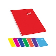 Keskin Color Spiralli Cool A4 60 Yaprak Çizgili Pp Kapak Defter Çok Renkli