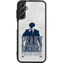 Samsung Uyumlu A04s Peaky Blinders Keeping Tasarımlı Glossy Telefon Kılıfı Siyah