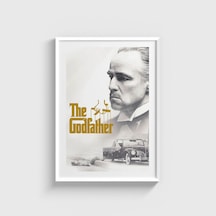 The Godfather 1972 Film Posteri Tablo Çerçeveli Poster Duvar Dekorasyonu Beyaz Çerçeveli Tablo Beyaz Çerçeveli Tablo Dn11d367beyaz