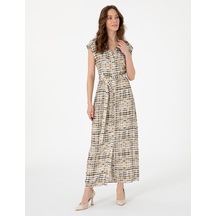 Pierre Cardin Kadın Bej Elbise Dokuma 50306975-vr011