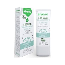 Siveno%100 Doğal Yüz Kremi Yaşlanma Karşıtı Aydınlatıcı Yenileyici Canlandırıcı 30 Ml