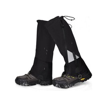Reedark Kış Yürüyüşü Ve Kayak İçin Su Geçirmez Bacak Koruyucu, Çöl Tozu Önleyici Ayak Kılıfı, Siyah M Boyut 100 Adet
