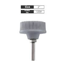 Youtek Ruıtool 50mm Beyaz 120 Elektrik Matkap Fırçası - Pürüzsüzleştirme, Parlatma Ve Tırnak Kaldırma İçin Elastik Zırh Tüylerli Disk