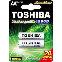 Toshıba 2600 Mah Şarjlı Aa Kalem Pil 2li