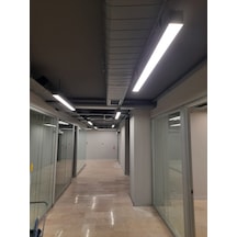 Luna / Sarkıt Avize / 150 CM / Alüminyum Antrasit Gövde