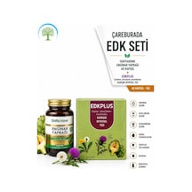 Shiffahome Enginar Yaprağı 60 Kapsül & Çareburada Edk Plus Karışık Bitkisel Toz Enginar, Devediken