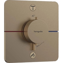 Hansgrohe 15583140 Showerselect Comfort Q Ankastre 2 Çıkış Termostat Bronz