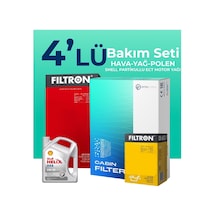 Dacia Sandero 1.0 Benzinli Filtre Bakım Seti Shell Motor Yağlı 2016-2020 4 Lü 8200BKMFLSHNGFL23149