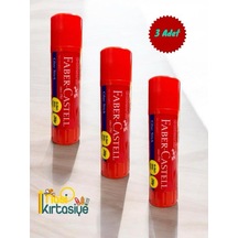 3 Adet Stick Yapıştırıcı 20'şer Gr Orta Boy Katı Stick Yapıştırıcı Su Bazlı Stick