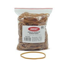 Ekoset 120X3Mm Geniş Kauçuk Paket Ambalaj Lastiği 100 Adet