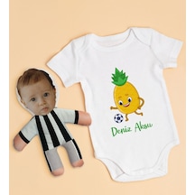 Bitmeyenkartus Bk Kids Kişiye Özel Fotoğraflı Bebek Yastık Ve Bebek Body Zıbın H (550905887) Çok Renkli