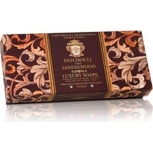 Saponificio Artigianale Fiorentino Sabun Patchouli and Sandalwood 3 x 125 G